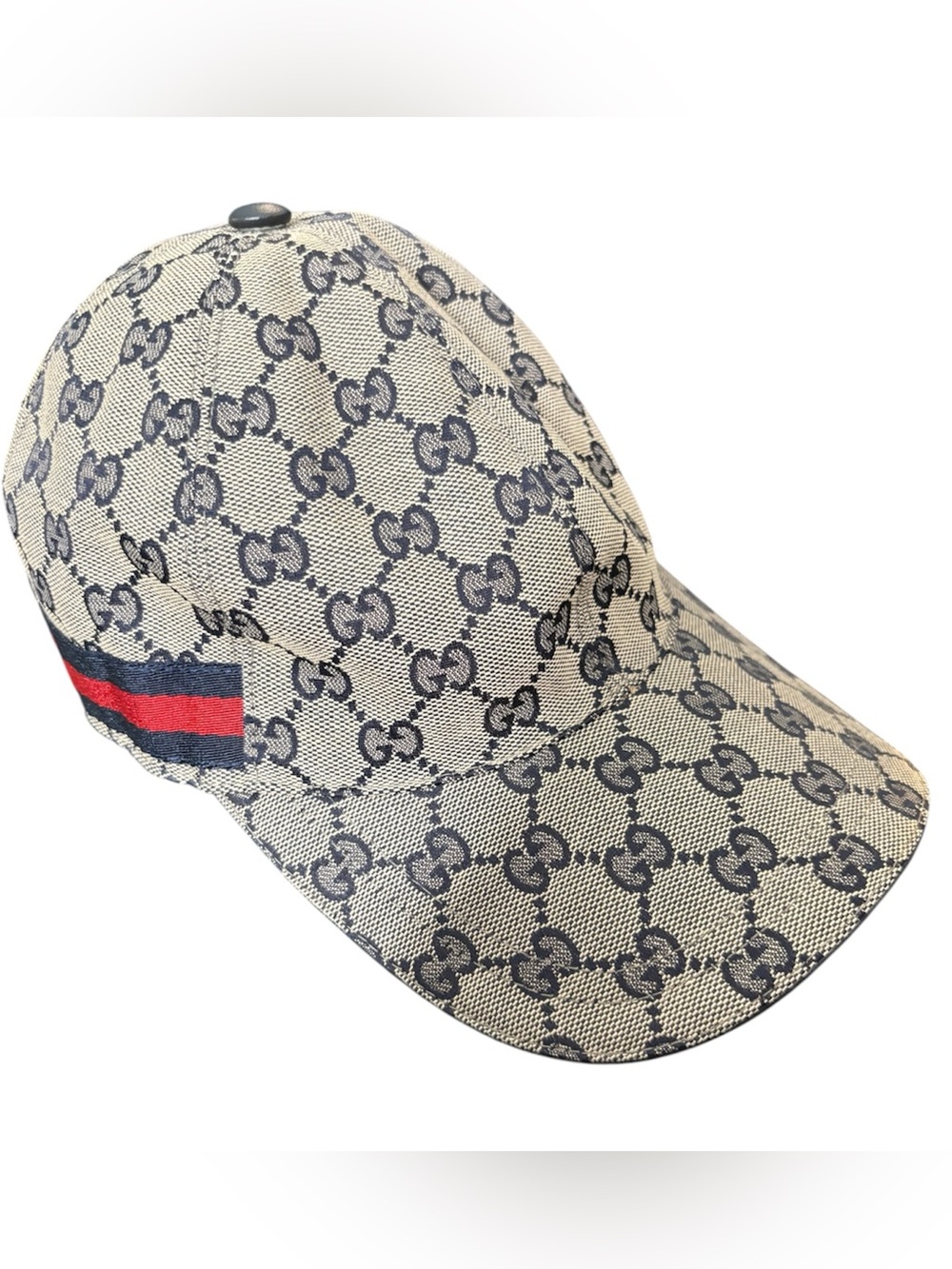 Gucci beige/navy baseball cap